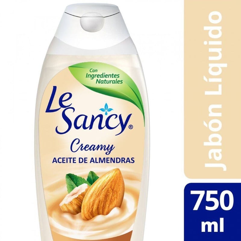 LE SANCY - Jabón Botella Líquido Aceite de Almendras