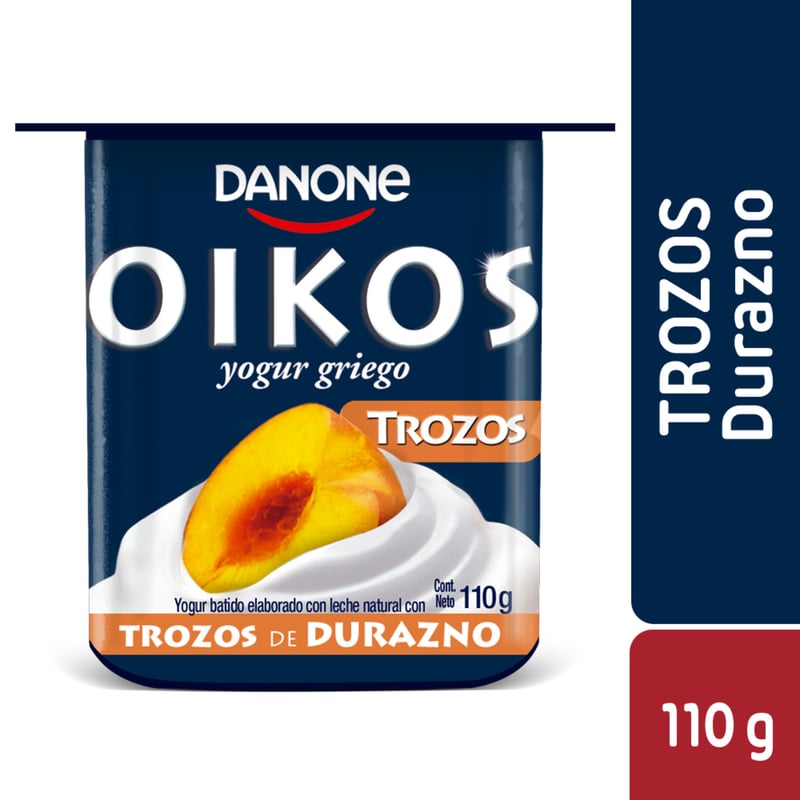 OIKOS - Yoghurt Trozos Durazno