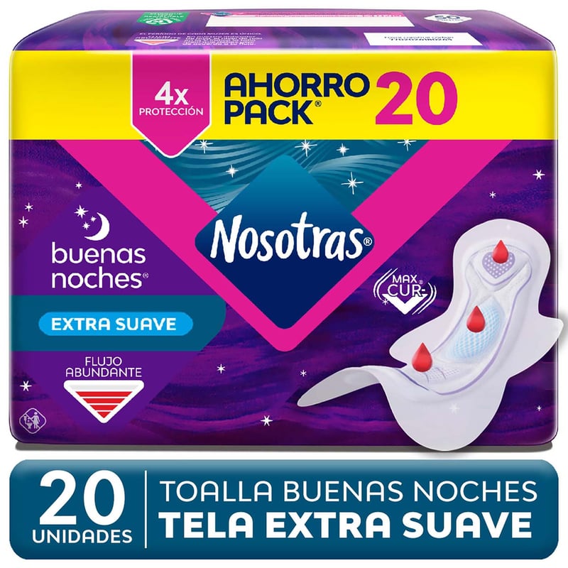 NOSOTRAS - Toalla Higiénica Nocturna Normal