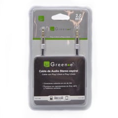 GREEN E - Cable Audio Stereo 3.5mm a 3 mm