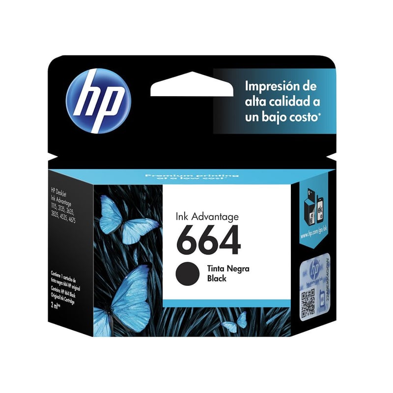 HP - Tinta Negra 664 Advantage