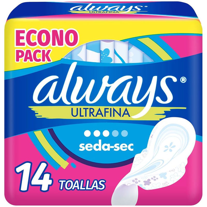 ALWAYS - Toallas Higiénicas Seca Ultrafina