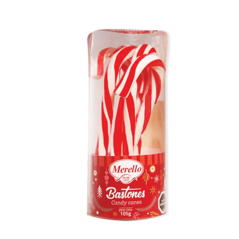 MERELLO - Bastones de Caramelo Navidad Merello 105 g