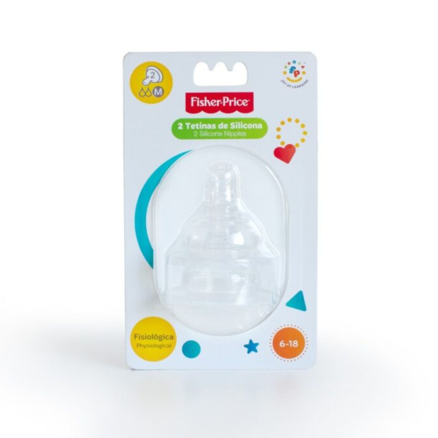 Pack Tetinas de Mamadera 6 18 Meses Fisher Price Un Tottus Chile