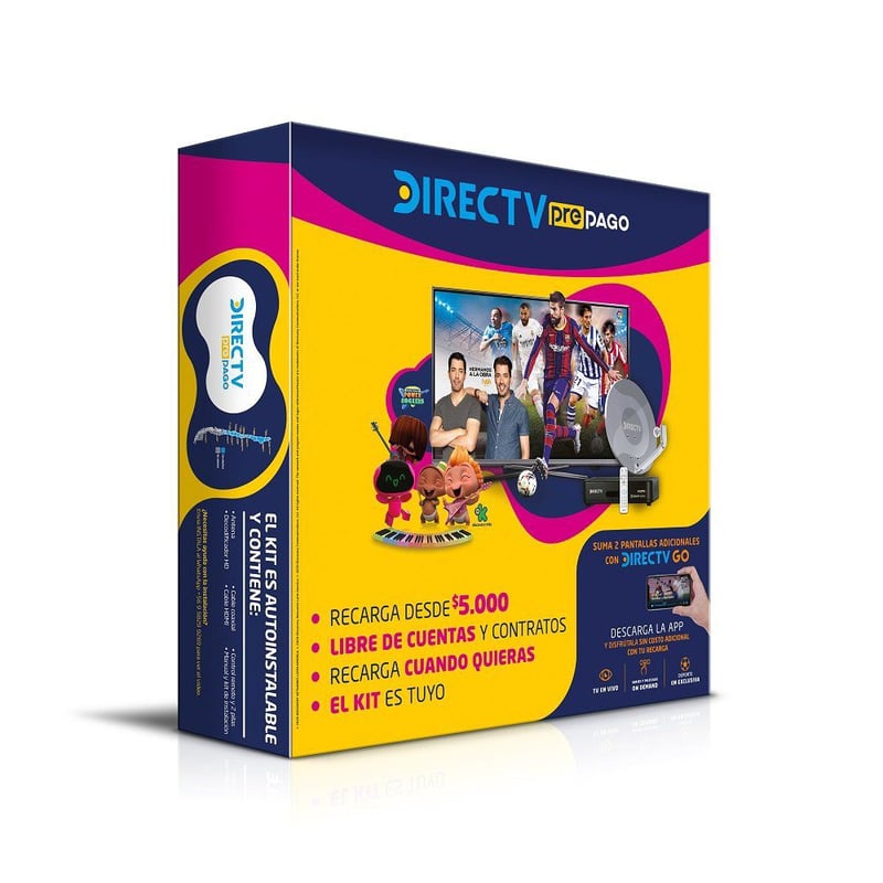 DIRECTV - Kit Prepago Direct TV HD