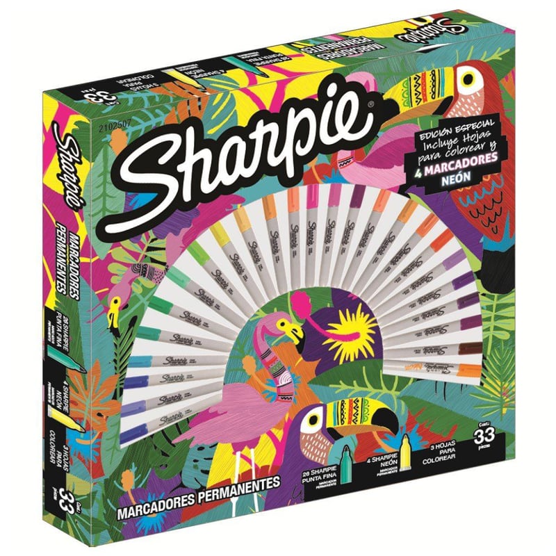 SHARPIE - Sharpie Ruleta Jungla 30 Colores