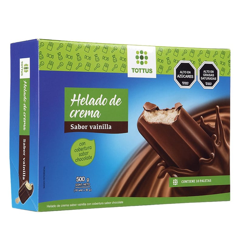 TOTTUS - PACK HEL PALETA VAI COBERT CHOC TOTTUS