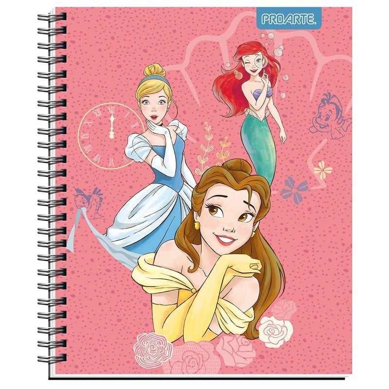 PROARTE - Cuaderno Universitario Ted/Ed Princesas 100 Hojas 7 mm