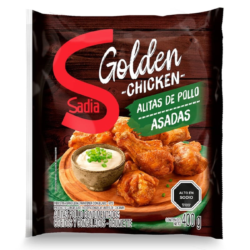 SADIA - Alitas de Pollo Asadas Congeladas Golden