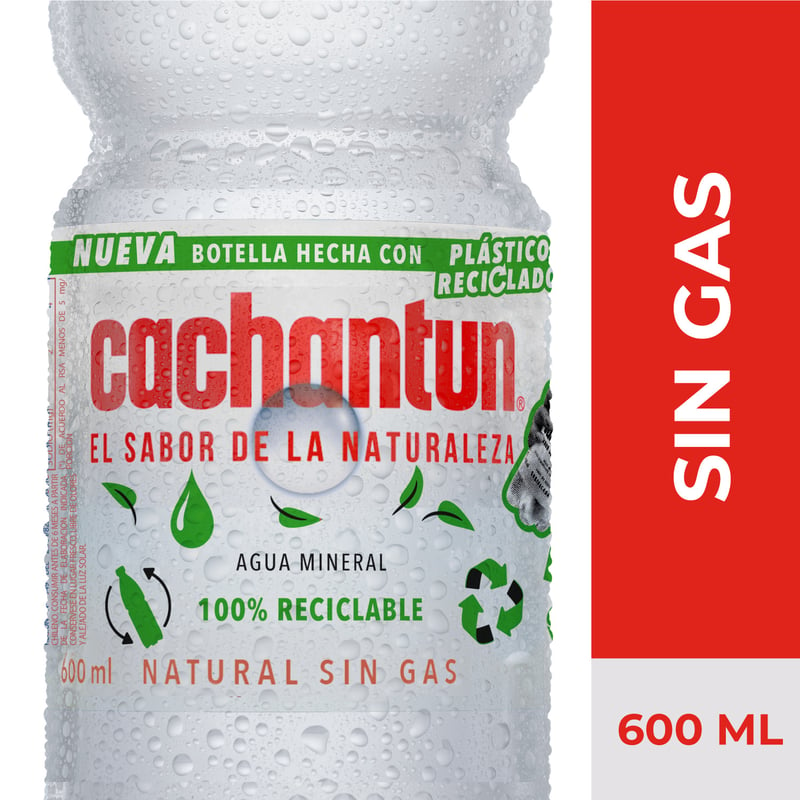 CACHANTUN - Agua Mineral sin Gas Cachantun 600 ml