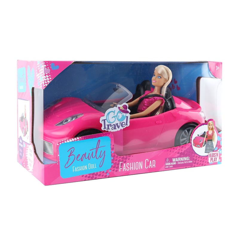 MUNECA FASHION CON AUTO Tottus Chile