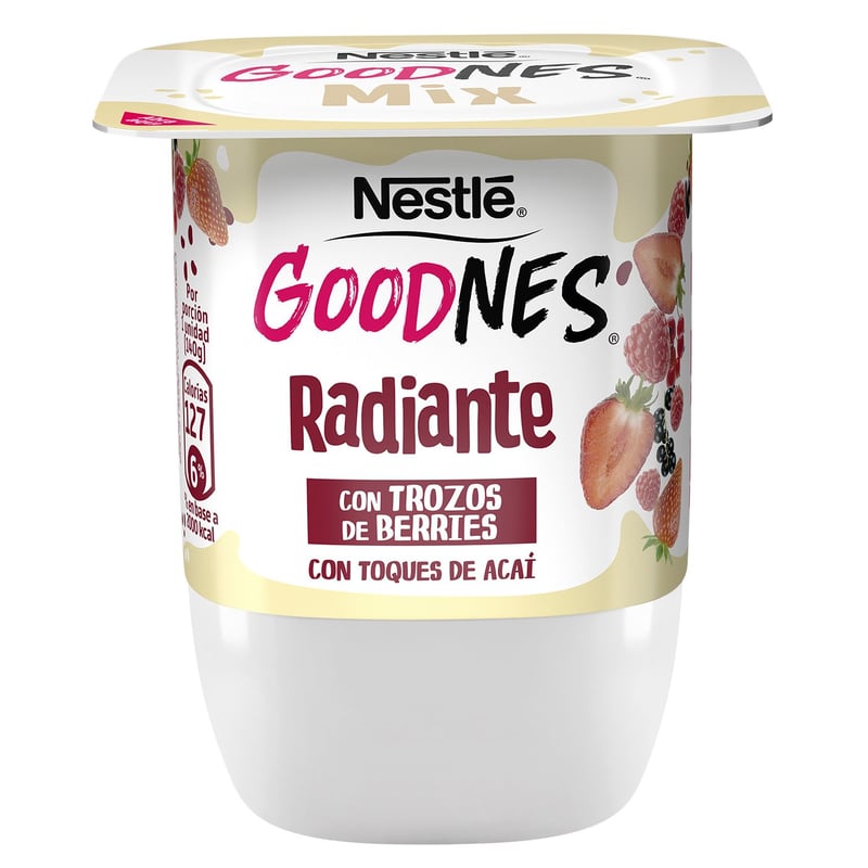 NESTLE - Yoghurt Goodnes Mix Trozos de Berries con toques de Acaí 140 g