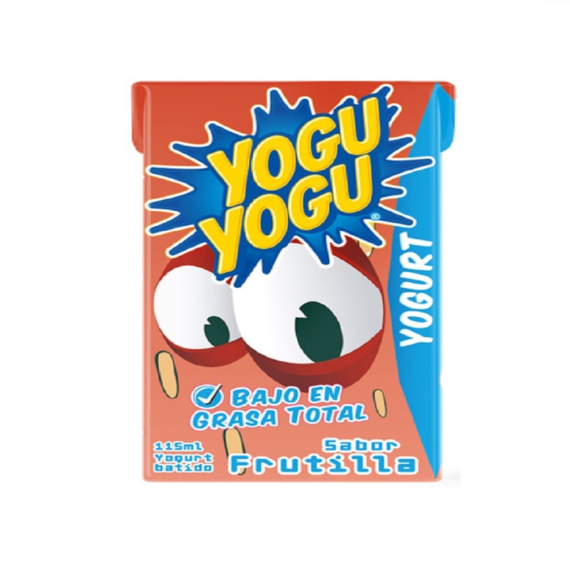 YOGU YOGU - Pack Yoghurt Batido Yogu Yogu Frutilla Tetra 6 x 115 ml