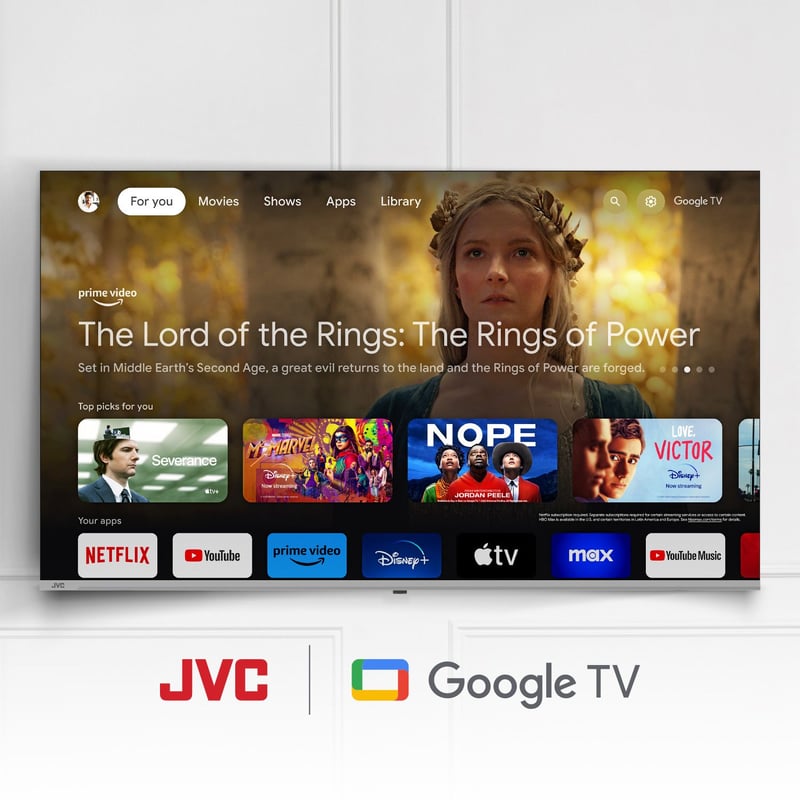 JVC - QLED 58" 4K Ultra HD Google TV LT-58KB738