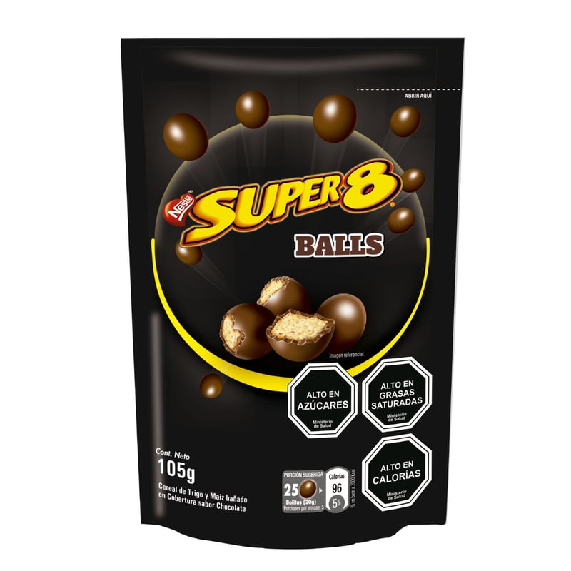 SUPER 8 - Chocolate Super 8 Balls 105 g