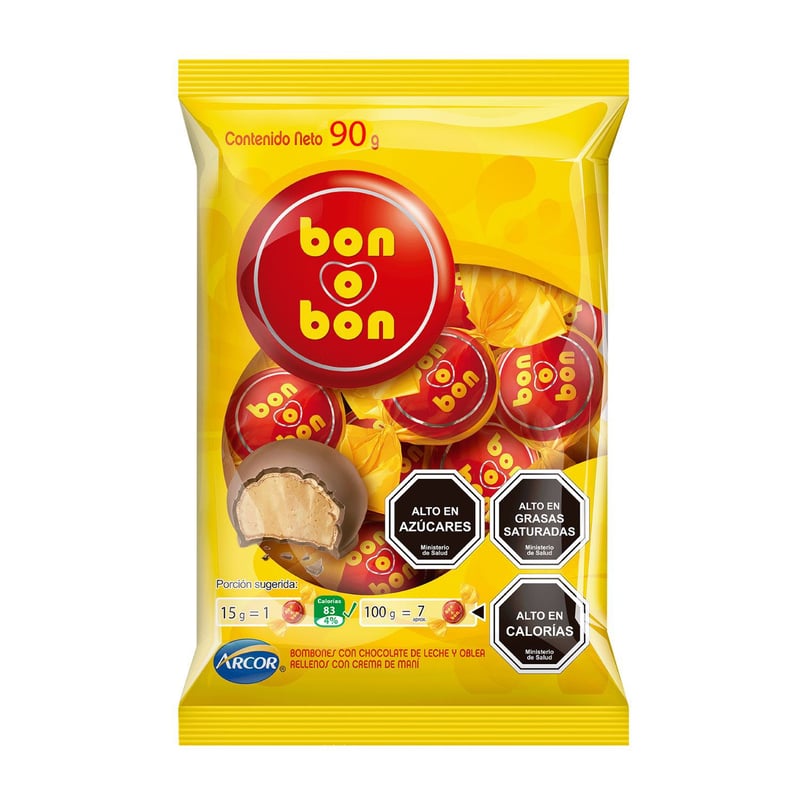  - Bonbón de Chocolate Bon o Bon 90 g