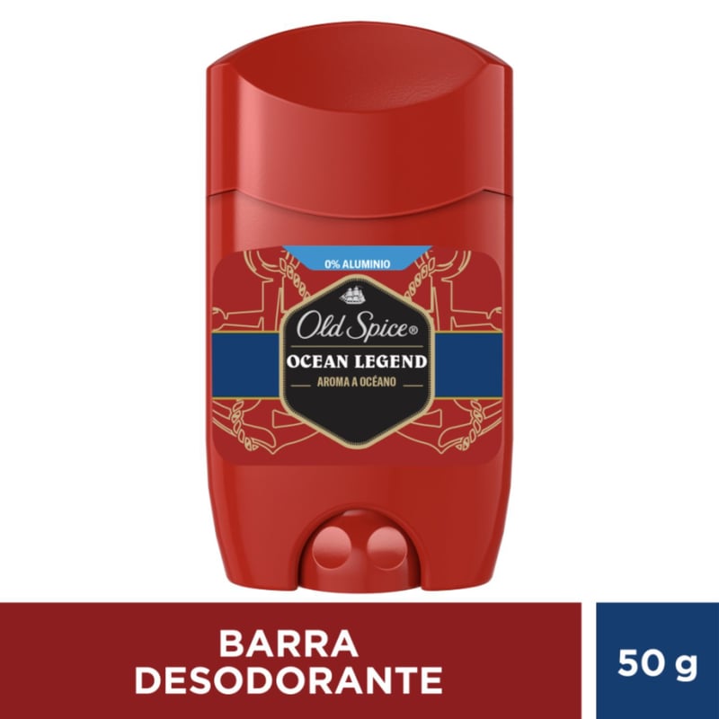 OLD SPICE - Barra Desodorante Ocean Legend Hombre Old Spice 50 g