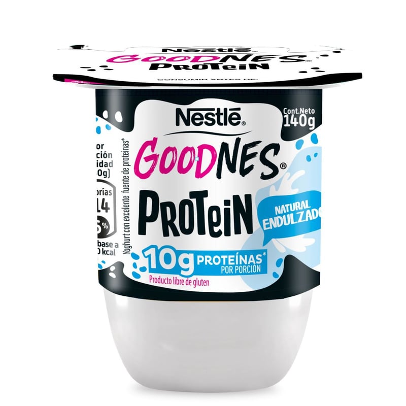 NESTLE - Yoghurt Goodnes Protein Sabor Natural Nestle 140 g