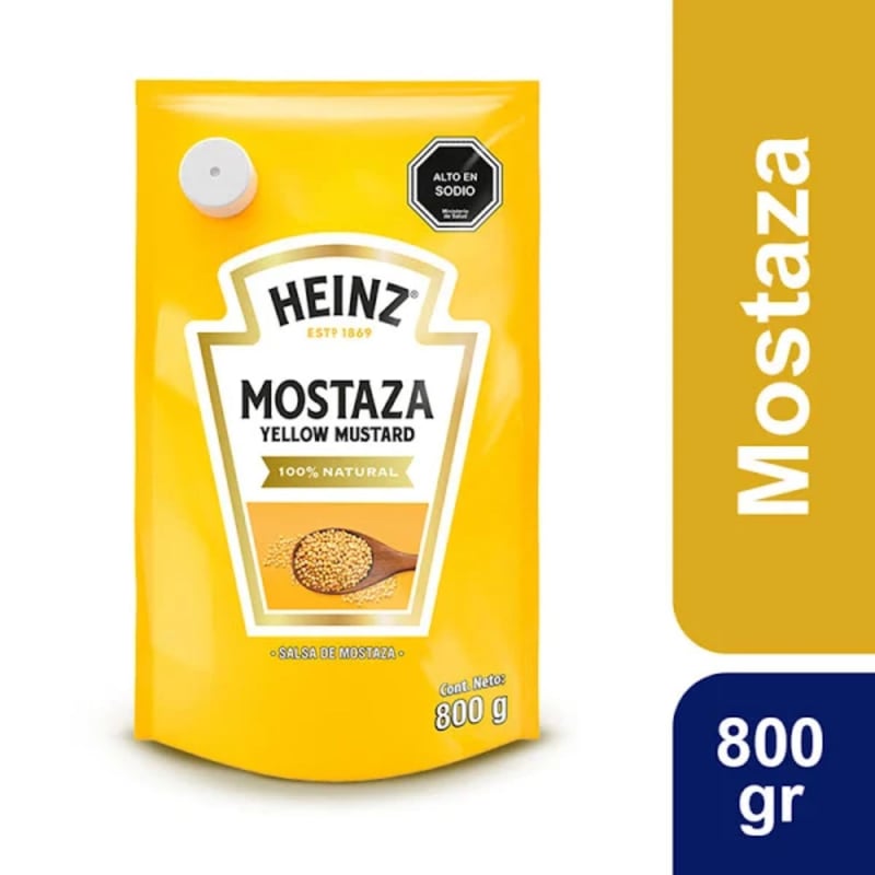 HEINZ - Mostaza Heinz 800 g