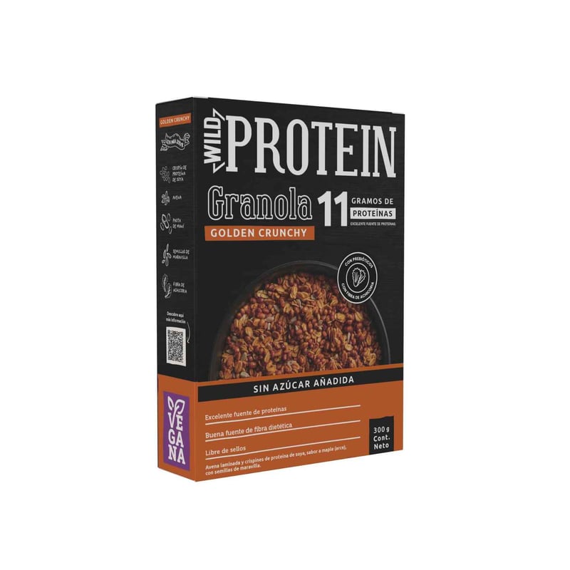 WILD PROTEIN - Granola Golden Crunchy Wild Protein 300 g