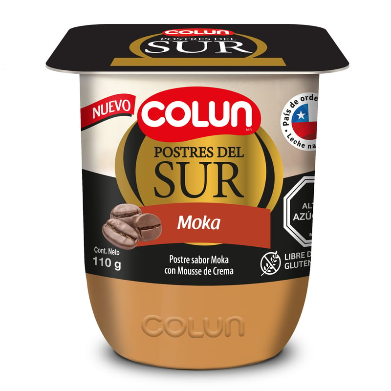 COLUN - Postre del Sur Sabor Moka Colun 110 g