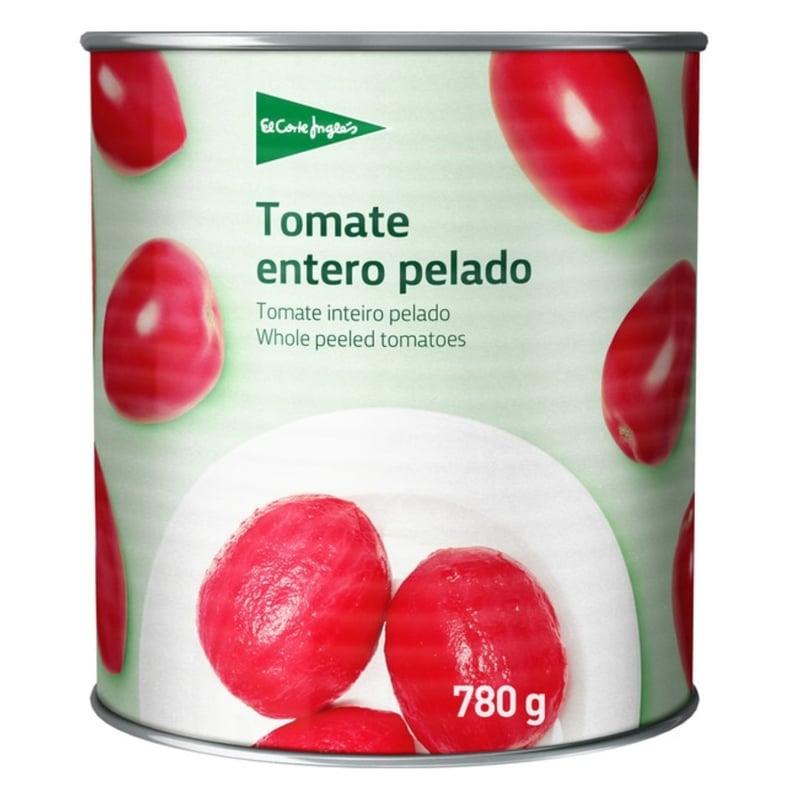 EL CORTE INGLES - Tomate Entero Pelado El Corte Inglés 780 g