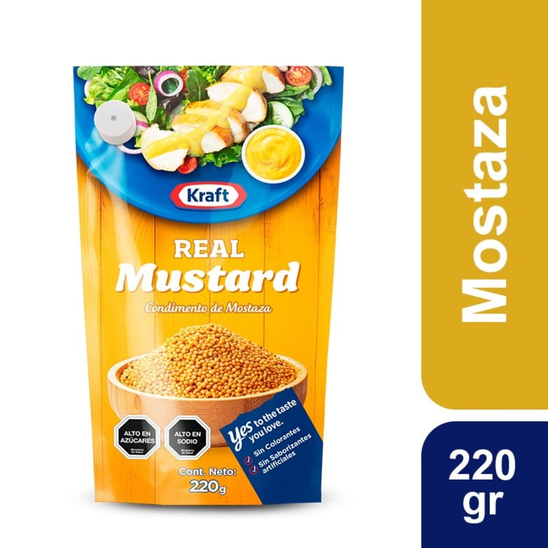 KRAFT - MOSTAZA DOYPACK KRAFT 220 GR