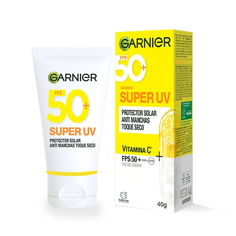 GARNIER - Sérum Protector Solar FPS 50+ Anti Manchas Toque Seco Garnier 40 g