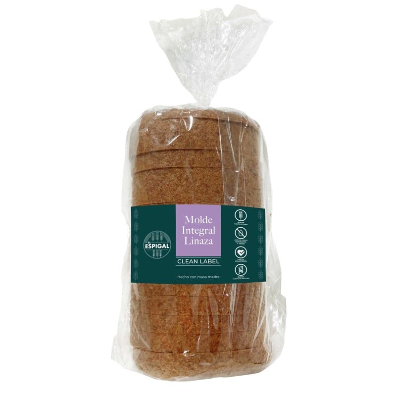 EL ESPIGAL - Pan de Molde Integral Linaza El Espigal 670 g