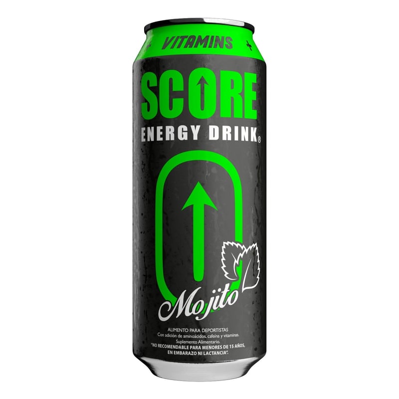 SCORE - Bebida Energética Sabor Mojito Score 473 ml