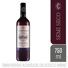 E COPELLO - Vino Borgoña Semiseco Ecopello 12° 750 mL