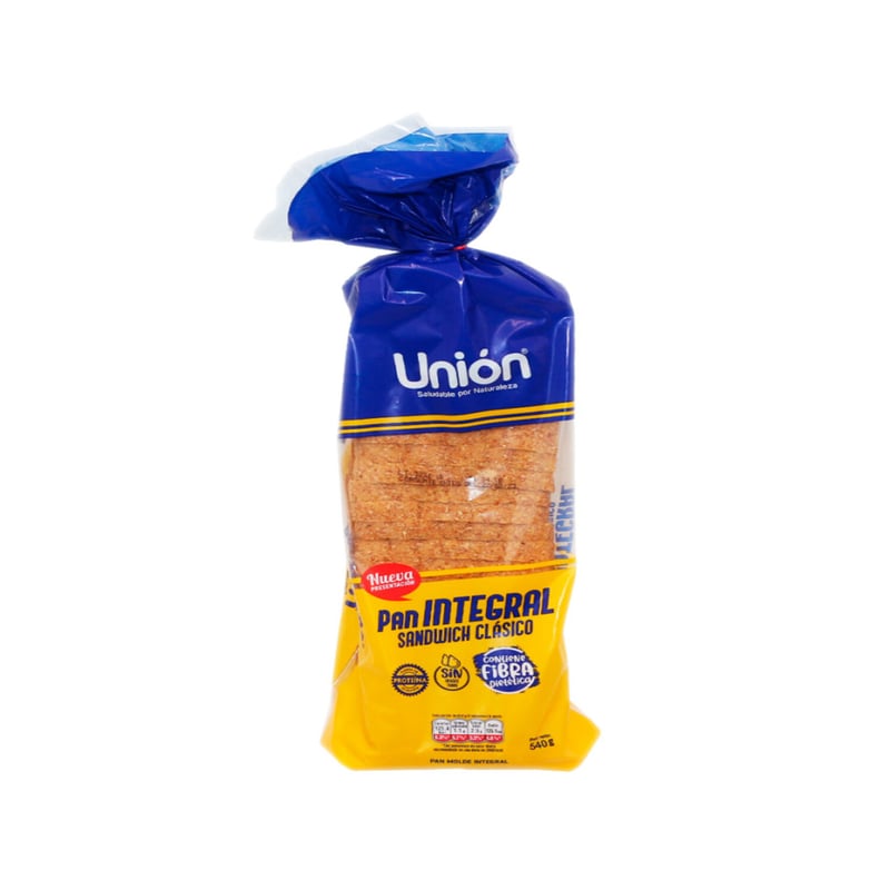 Pan Integral Sandwich Unión 495 g | Tottus Perú