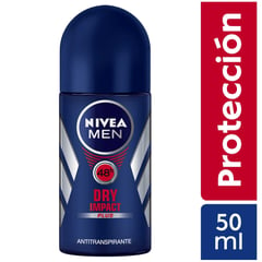 NIVEA - Desodorante Roll On Nivea Dry Impact Frasco 50 mL