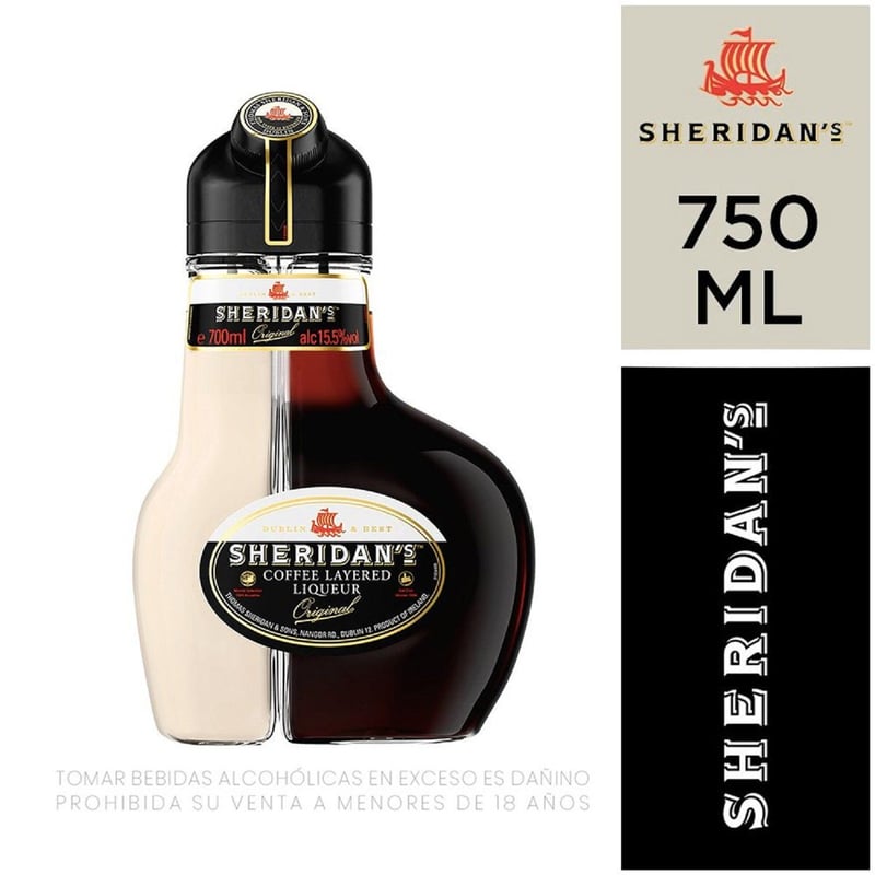 SHERIDANS - Licor Coffe Sheridans 750 mL