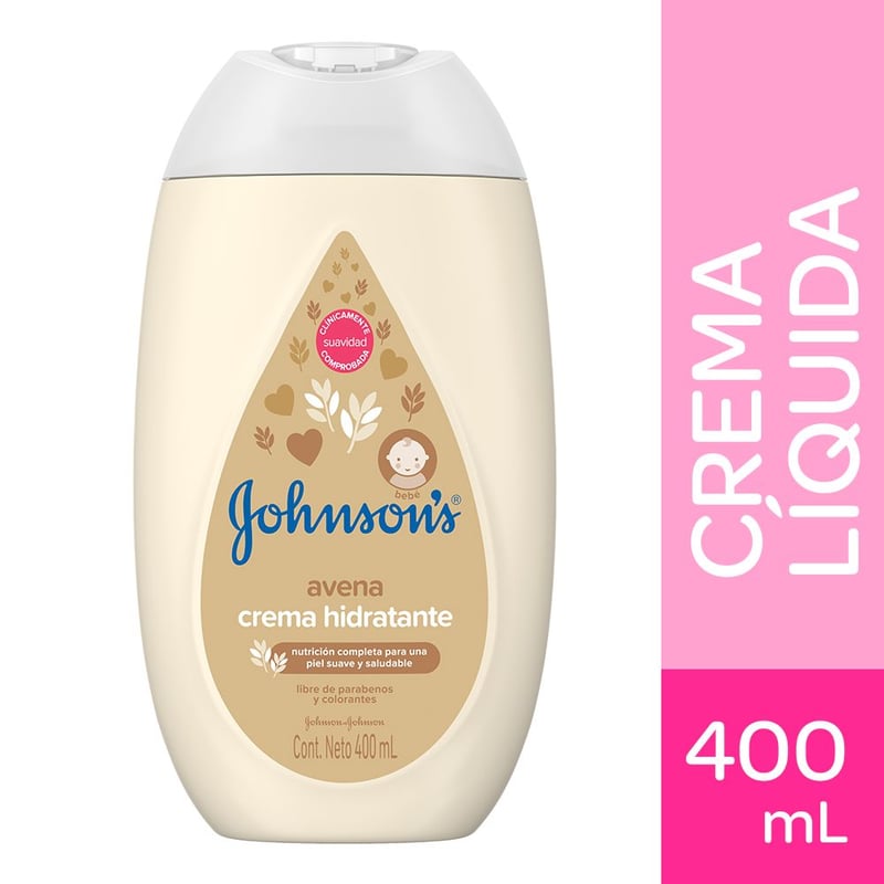 JOHNSONS - Crema Líquida Avena Johnson's Baby 400 mL