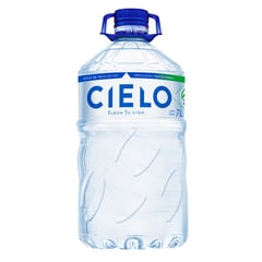 CIELO - Agua Mineral sin gas Cielo Bidón Descartable 7 L