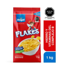 ANGEL - Cereal en Hojuelas de Maíz ángel Flakes 1 kg