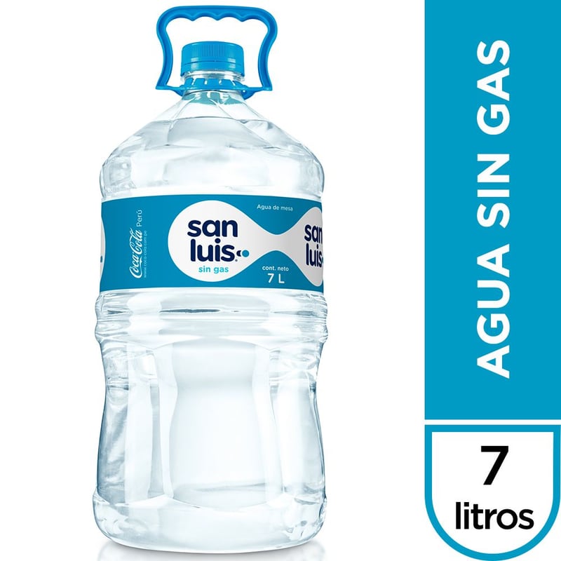 SAN LUIS - Agua Mineral sin gas San Luis 7 L