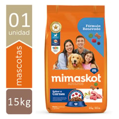 MIMASKOT - Comida para Perros Mimaskot Adultos Sabor Carne y Vegetales 15 kg