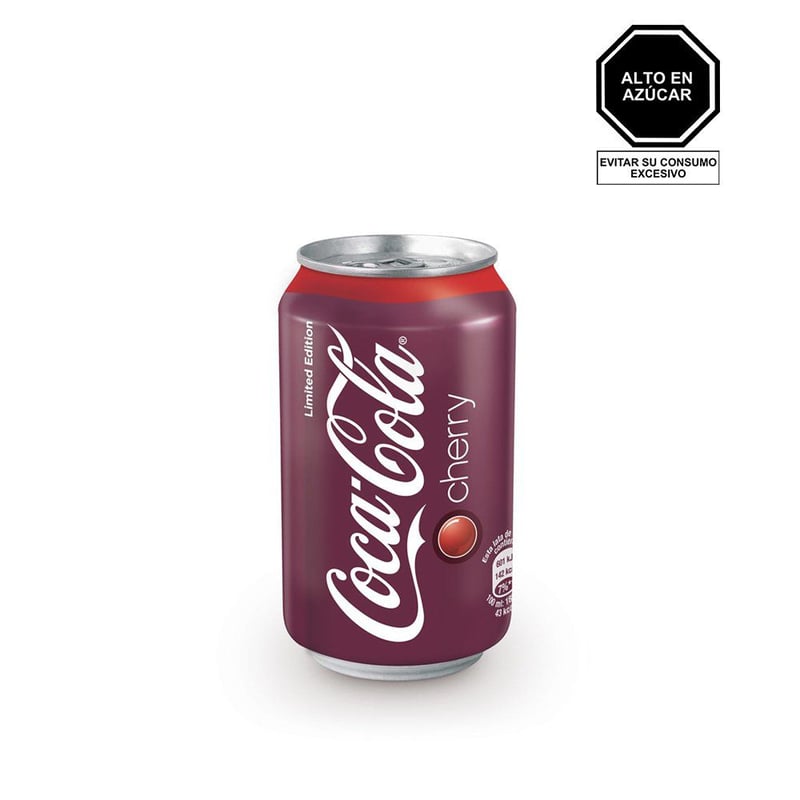COCA COLA - Gaseosa Coca Cola Sabor Cereza 355 mL