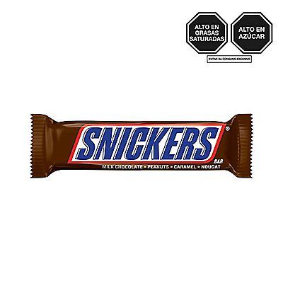 SNICKERS - Barra de Chocolate Snickers 52 g