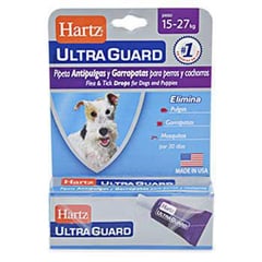 HARTZ - Pipeta Antipulgas Ultraguard 15 A 27 Kg