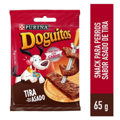 DOGUITOS - Snack para perro Doguitos sabor Tira de Asado de 65 gr