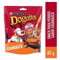 DOGUITOS - Snack para perro Doguitos sabor Churrasco de 65 gr