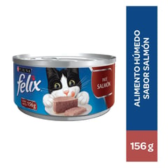 FELIX - Alimento húmedo para gatos Felix Paté Salmón 156 gr