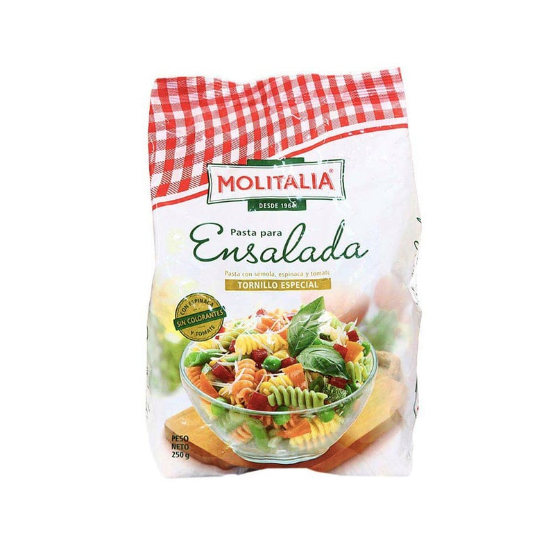 MOLITALIA - Fideo Ensalada Tornillo Molitalia 251 g