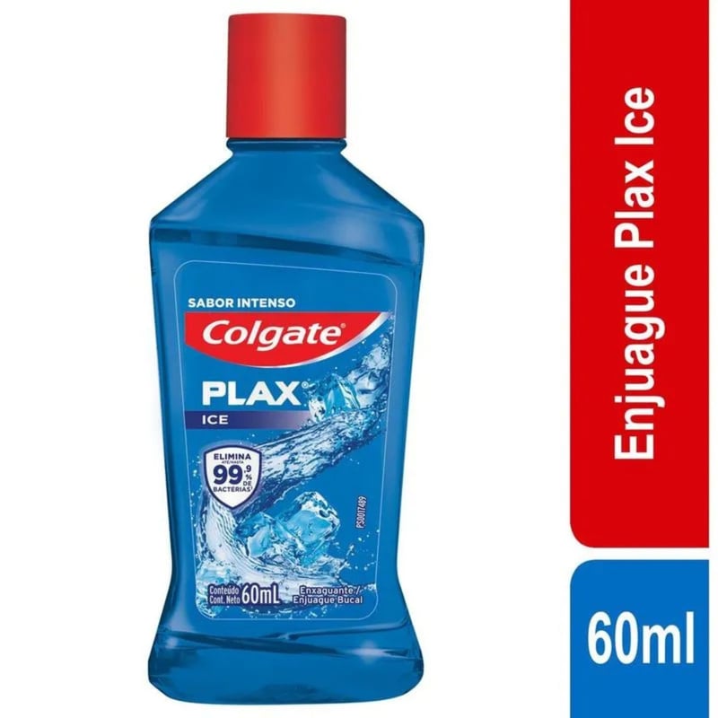 Enjuage Bucal Colgate Plax Ice Envase 60 mL | Tottus Perú