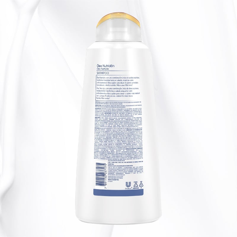 DOVE - Shampoo Dove Oleo Nutrición Argan Botella 750 mL