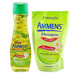 AMMENS - Pack de 2 unidades de Shampoo Ammens Manzanilla de 400 mL cada una