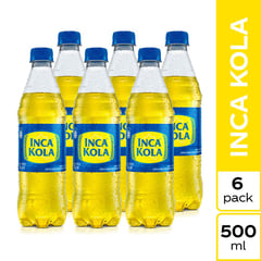 INCA KOLA - Six Pack de Gaseosa Inca Kola Sabor Original de 500 mL